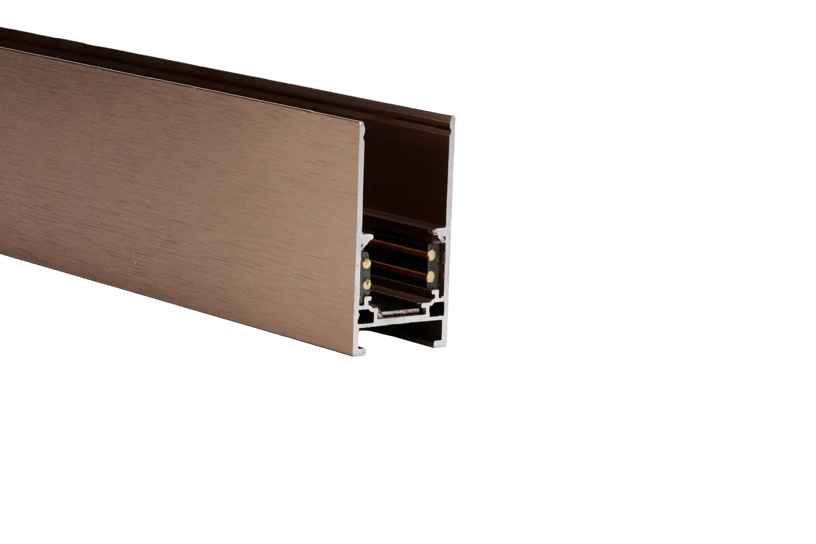 BETA TRACK MAGNETIC57 230V 1m ANODISED CHOCOLATE