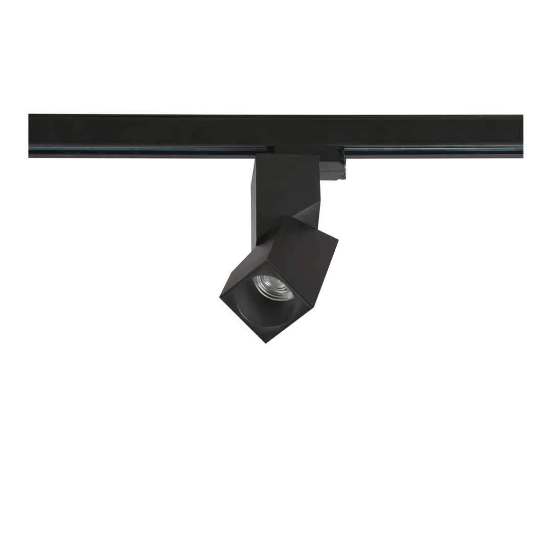 SANTOS SQUARE TRACK 3LINE 12W 3000K BK