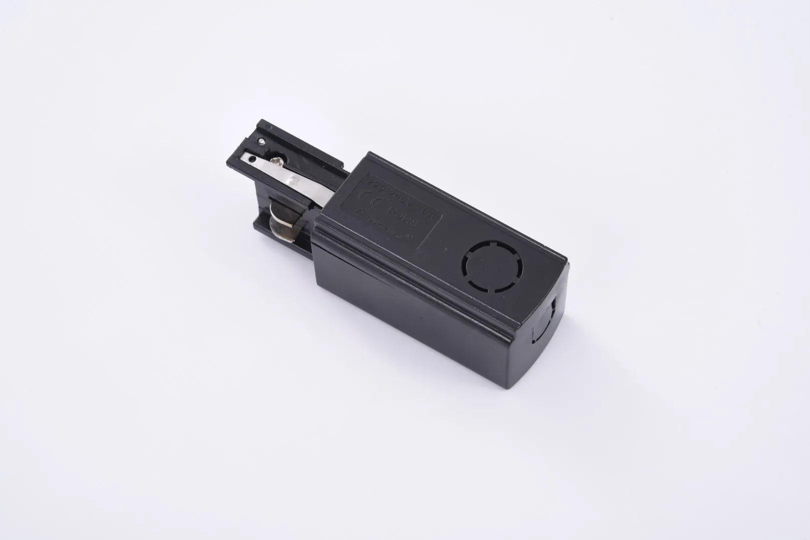 TRACK 3LINE END POWER LEFT BK