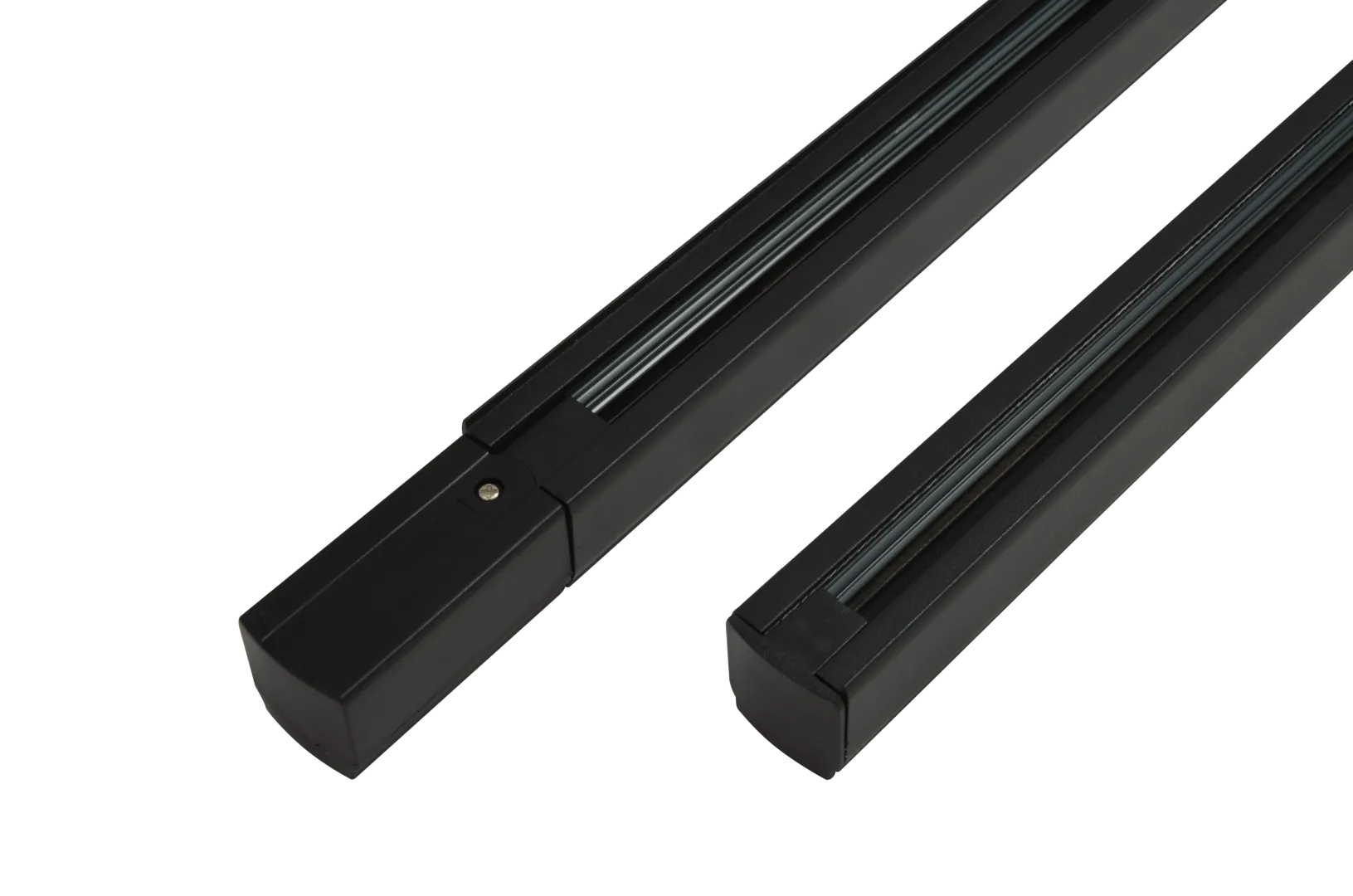 TRACK 3LINE SET 1m + END POWER + END CAP BK